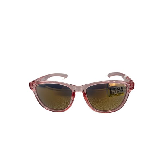 Kreedom Paisley 1 Lens Reader Sunglasses Pink Frame Patented Lens Eyewear NEW - Picture 1 of 7